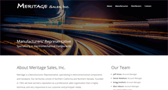 Desktop Screenshot of meritagesales.com